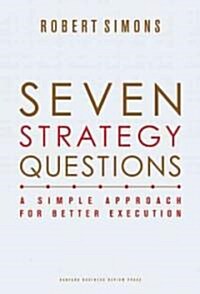 [중고] Seven Strategy Questions: A Simple Approach for Better Execution (Hardcover)