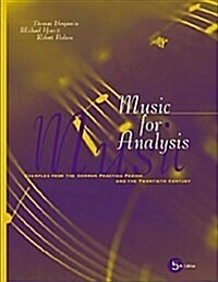 Music for Analysis: Examples from the Common Practice Period and the Twentieth Century (Spiral-bound, 5th)