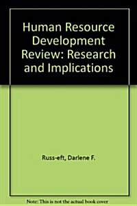 Human Resources Development Review (Hardcover)