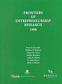 Frontiers of Entrepreneurship Research (Paperback)