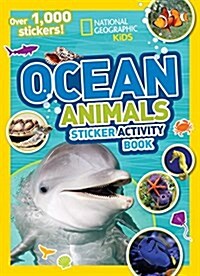 Ocean Animals Sticker Activity Book (Paperback)