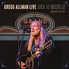 [수입] Gregg Allman - Gregg Allman Live: Back To Macon, GA, January 14, 2014 [2CD]