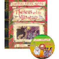 Ancient Greek Myths : Theseus and the Minotaur (Paperback + CD)