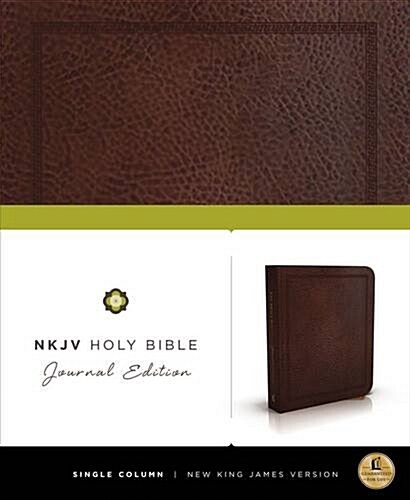 Journal Bible-NKJV (Bonded Leather)