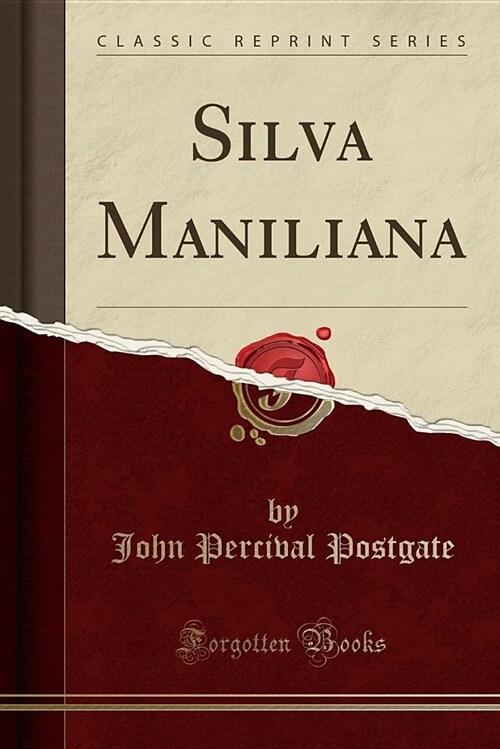 Silva Maniliana (Classic Reprint) (Paperback)