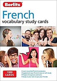 Berlitz Language: French Vocabulary Study Cards (Hardcover, 3 ed)