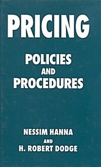 Pricing: Policies and Procedures (Hardcover)