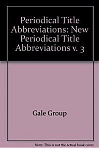New Periodical Title Abbreviations (Paperback, 11th)