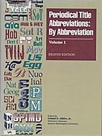 Periodical Title Abbreviations (Hardcover, 8th)