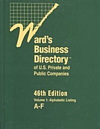 Wards Business Directory of U.S. Private and Public Companies (Hardcover, 46th, Subsequent)