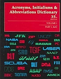 Acronyms Initialisms & Abbreviations Dictionary (Hardcover, 35th)