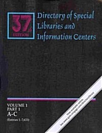 Directory of Special Libraries and Information Centers (Paperback, 37th)
