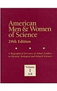American Men & Women of Science (Hardcover, 29)