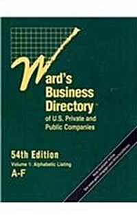 Wards Business Directory of U.S. Private and Public Companies (Hardcover)
