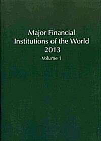 Major Financial Institutions of the World 2013 (Paperback)