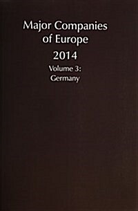 Major Companies of Europe 2014: Germany (Hardcover, 33)