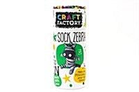 Craft Factory Sock Zebra : Make and Personalize Your New Friend! (Package)