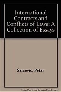 International Contracts and Conflicts of Laws (Hardcover)