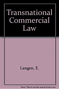 Transnational Commercial Law (Hardcover)