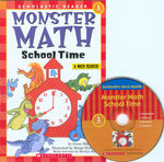 Monster Math School Time (Paperback + CD 1장)