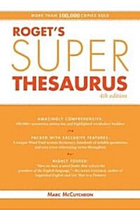Rogets Super Thesaurus (Paperback, 4)