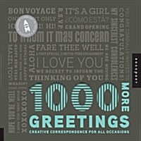 [중고] 1,000 More Greetings: Creative Correspondence for All Occasions (Paperback)