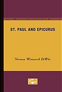 St. Paul and Epicurus (Paperback)