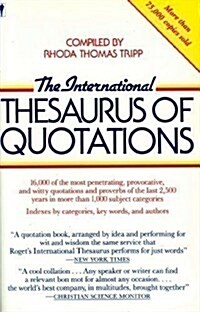 The International Thesaurus of Quotations (Paperback)