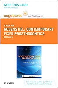 Contemporary Fixed Prosthodontics Pageburst E-book on Vitalsource Retail Access Card (Pass Code, 5th)