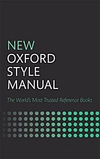 New Oxford Style Manual (Hardcover, 3 Revised edition)