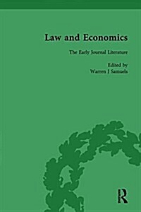Law and Economics Vol 1 : The Early Journal Literature (Hardcover)
