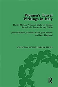 Womens Travel Writings in Italy, Part II vol 8 (Hardcover)