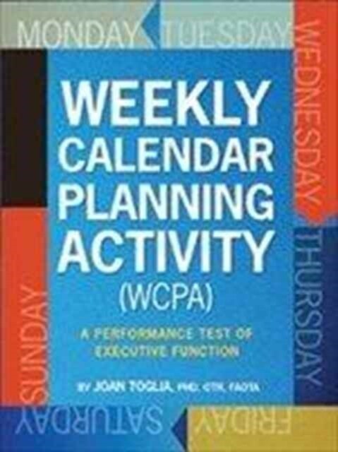 Weekly Calendar Planning Activity (Paperback)