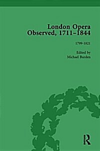 London Opera Observed 1711-1844, Volume IV : 1799-1821 (Hardcover)