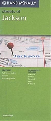 Rand McNally Streets of Jackson, Mississippi (Folded)