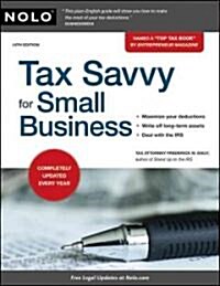 Tax Savvy for Small Business (Paperback, 14th)
