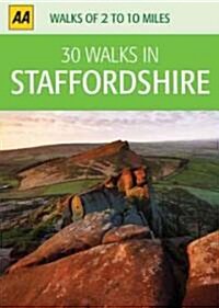 AA 30 Walks in Staffordshire (Loose Leaf)