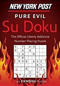 New York Post Pure Evil Su Doku (Paperback)