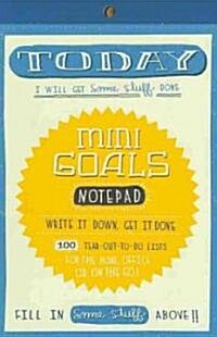 Mini Goals Notepad (Paperback)