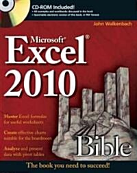 Excel 2010 Bible [With CDROM] (Paperback)
