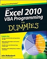 Excel VBA Programming For Dummies (Paperback, 2nd)