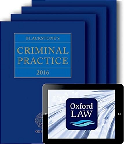 Blackstones Criminal Practice 2016 (Book, All Supplements, and Digital Pack) (Hardcover)