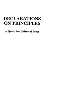 Declaration on Principles (Hardcover, 1977)