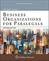 Business Organizations for Paralegals (Paperback)