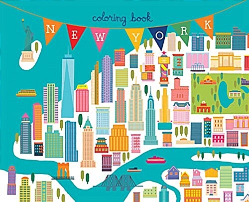 New York Coloring Book: Mini Edition (Paperback)