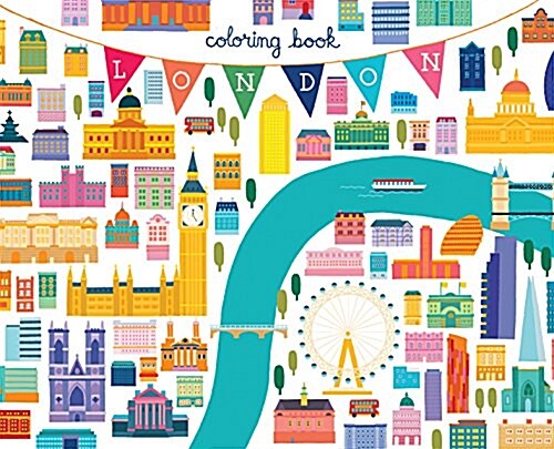 London Colouring Book: Mini Edition (Paperback)