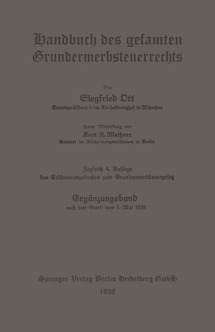 Handbuch Des Gesamten Grunderwerbsteuerrechts (Paperback)