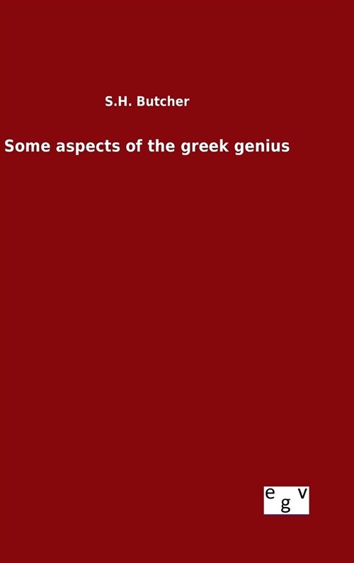 Some Aspects of the Greek Genius (Hardcover)
