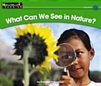 [중고] What Can We See in Nature? Leveled Text (Paperback)