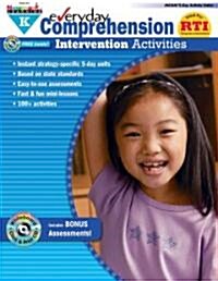 Everyday Comprehension Intervention Activities Grade K New! [With CDROM] (Paperback)